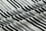 DAXUEN Bold striped graphic short-sleeve T-shirt
