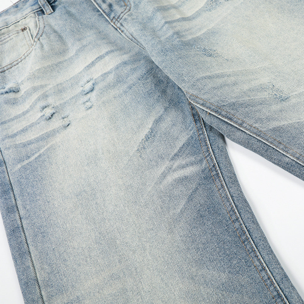 DAXUEN Light blue wide-leg denim jeans