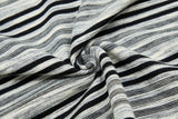 DAXUEN Bold striped graphic short-sleeve T-shirt