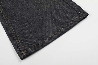 DAXUEN Charcoal wide-leg denim jeans