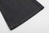 DAXUEN Charcoal wide-leg denim jeans