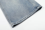 DAXUEN Light blue wide-leg denim jeans