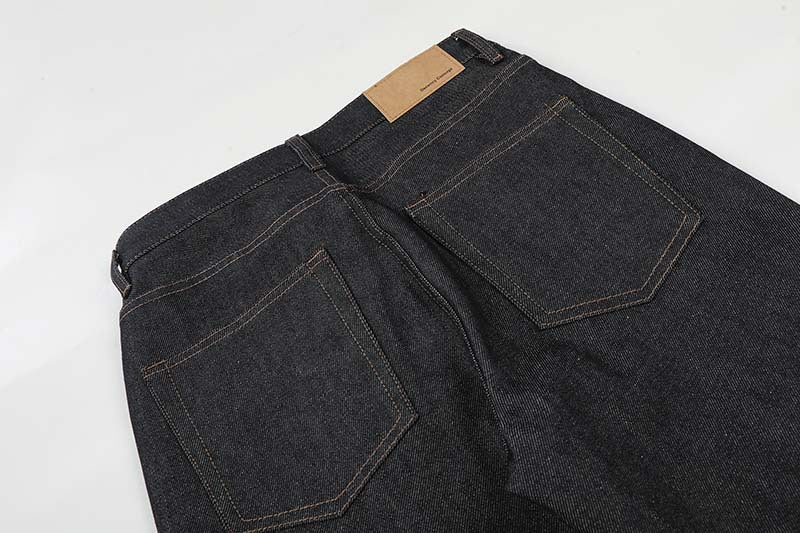 DAXUEN Charcoal wide-leg denim jeans