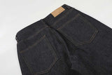 DAXUEN Charcoal wide-leg denim jeans