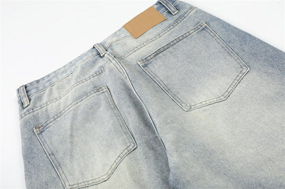 DAXUEN Light blue wide-leg denim jeans