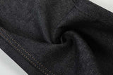 DAXUEN Charcoal wide-leg denim jeans