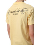 DAXUEN Short-sleeved graphic T-shirt with distressed flag design