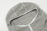 DAXUEN Lightweight hooded jacket in light grey and black