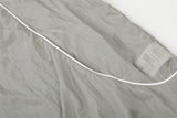 DAXUEN Lightweight hooded jacket in light grey and black