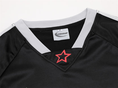 DAXUEN Short-sleeved casual t-shirt with dog graphic