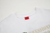DAXUEN Retro graphic oversized T-shirt with multi-layered print