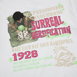 DAXUEN Retro graphic oversized T-shirt with multi-layered print