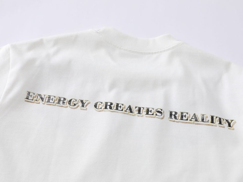 DAXUEN Short-sleeved graphic t-shirt with dollar bill print