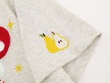 DAXUEN Relaxed-fit short-sleeved polo shirt with cartoon embroidery