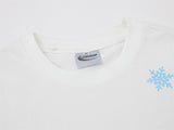 DAXUEN Gradient snowflake graphic t-shirt with dog character