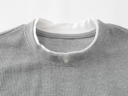 DAXUEN Layered crewneck short-sleeved t-shirt