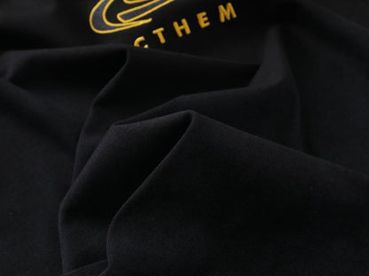 DAXUEN Bold oversized t-shirt with graphic embroidery and studs