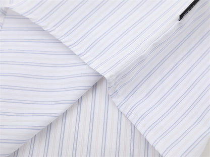 DAXUEN Button-up shirt with puppy graphics and plaid tie