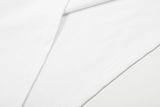 DAXUEN White short-sleeved graphic ringer t-shirt