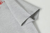 DAXUEN Short-sleeved ribbed crew neck t-shirt