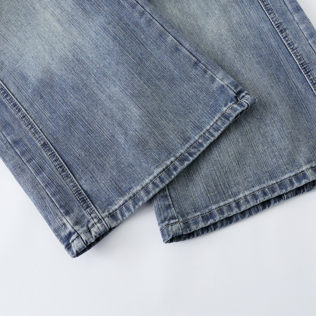 DAXUEN High-waisted wide-leg denim jeans in blue wash