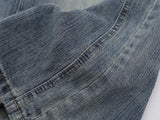 DAXUEN High-waisted wide-leg denim jeans in blue wash
