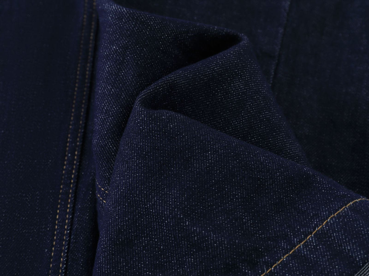 DAXUEN Wide-leg indigo blue jeans with contrast stitching