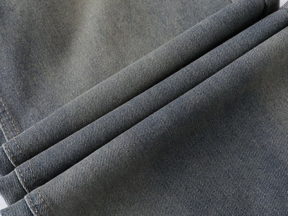 DAXUEN Wide-leg distressed denim pants