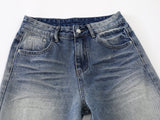 DAXUEN Wide-leg loose-fit denim jeans with high-rise waist
