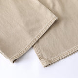 DAXUEN Beige high-waisted wide leg trousers