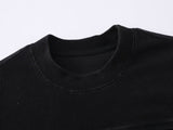 DAXUEN Waffle knit short-sleeved graphic tee