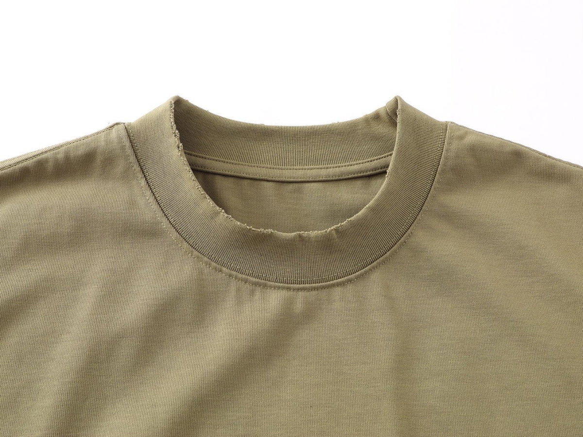 DAXUEN Distressed oversized short-sleeved t-shirt
