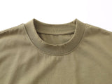 DAXUEN Distressed oversized short-sleeved t-shirt