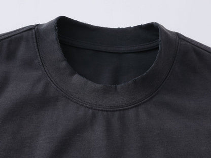 DAXUEN Gradient oversized short-sleeve T-shirt with text graphics