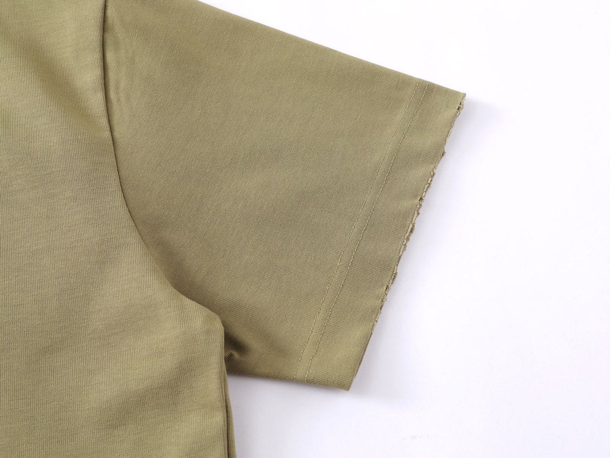 DAXUEN Distressed oversized short-sleeved t-shirt