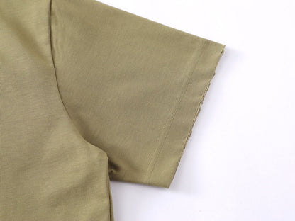 DAXUEN Distressed oversized short-sleeved t-shirt
