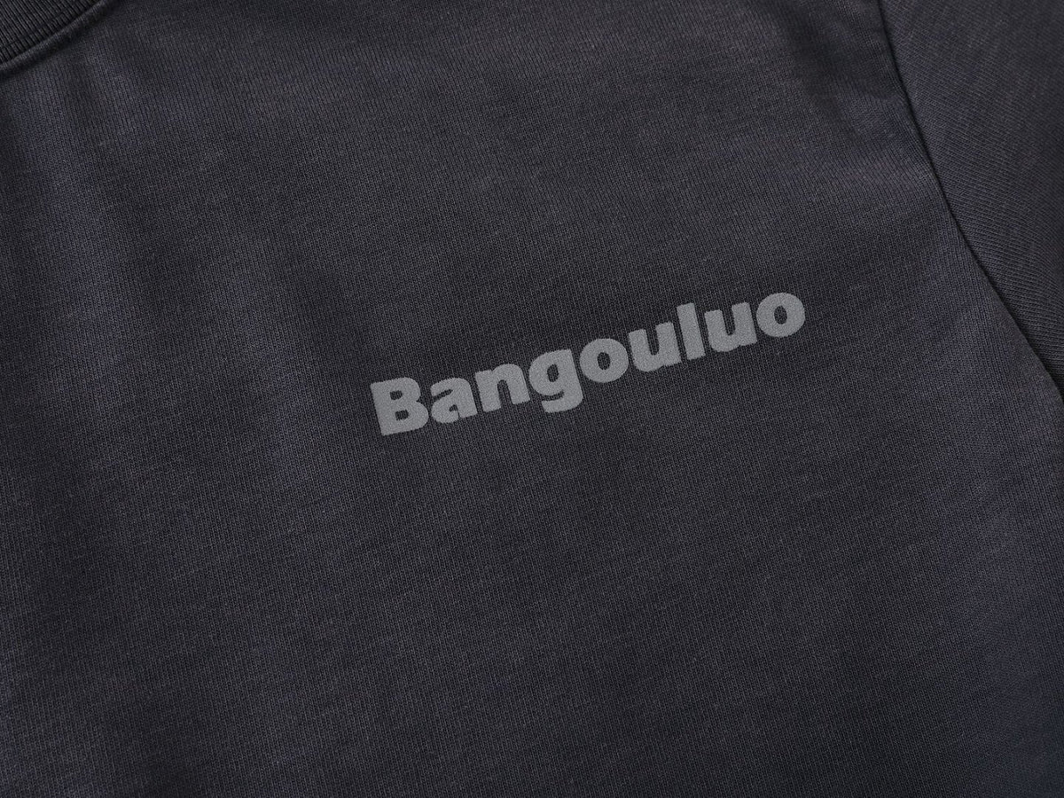 DAXUEN Gradient oversized short-sleeve T-shirt with text graphics