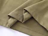 DAXUEN Distressed oversized short-sleeved t-shirt