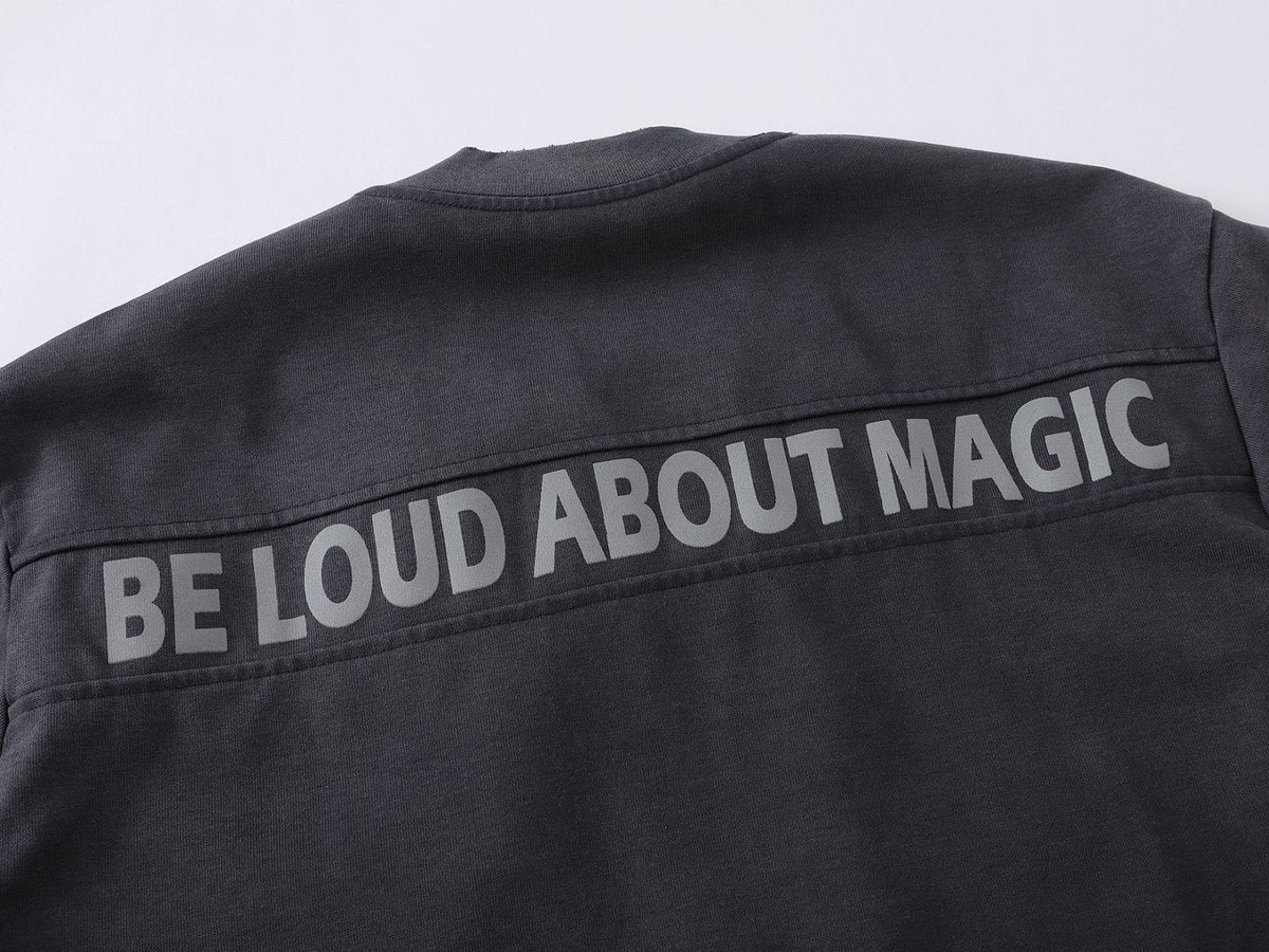 DAXUEN Gradient oversized short-sleeve T-shirt with text graphics
