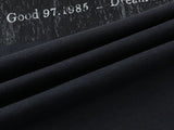 DAXUEN Distressed graphic t-shirt with raw edges