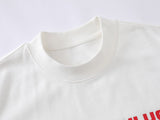 DAXUEN Bold graphic oversized t-shirt in black and white