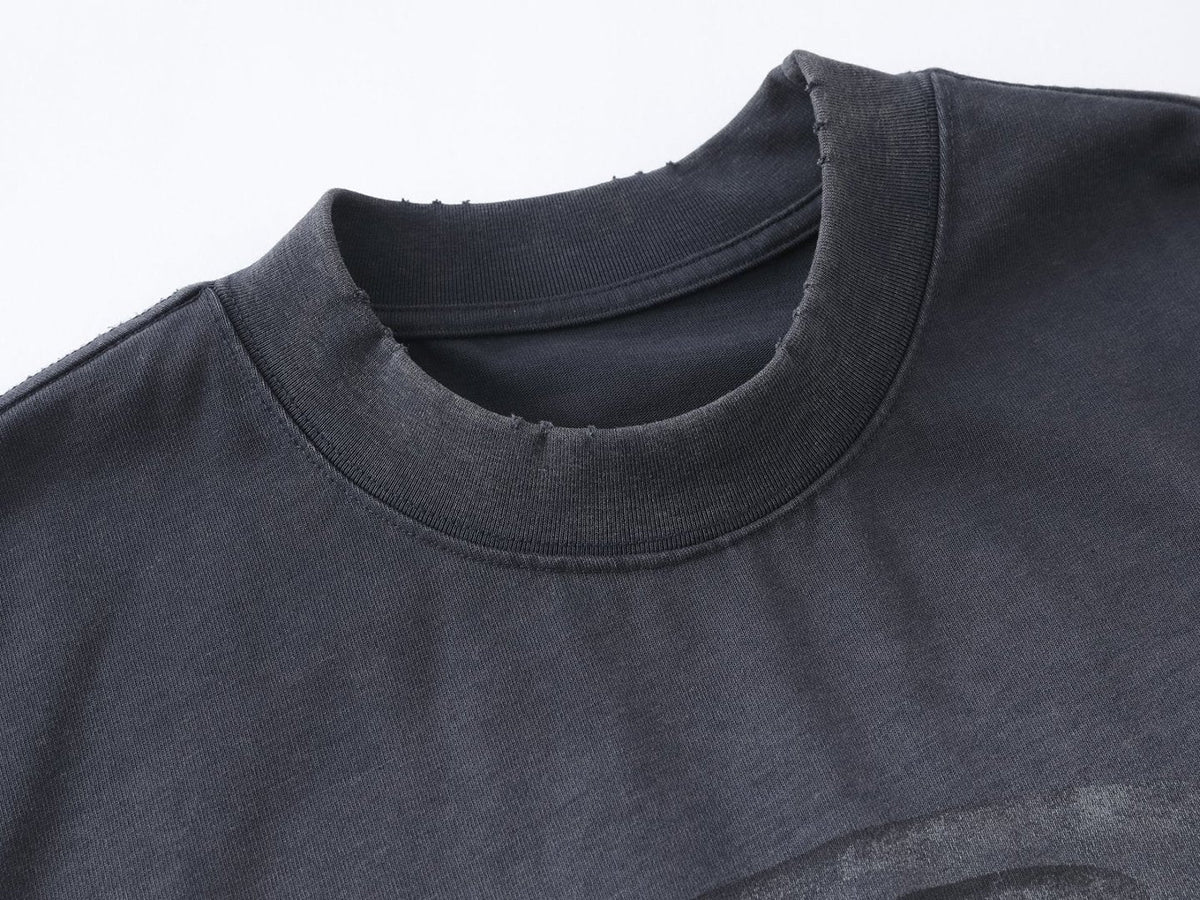 DAXUEN Relaxed-fit short-sleeved T-shirt with abstract graphic