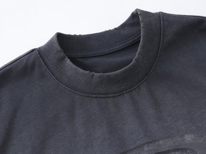 DAXUEN Relaxed-fit short-sleeved T-shirt with abstract graphic