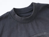 DAXUEN Relaxed-fit short-sleeved T-shirt with abstract graphic