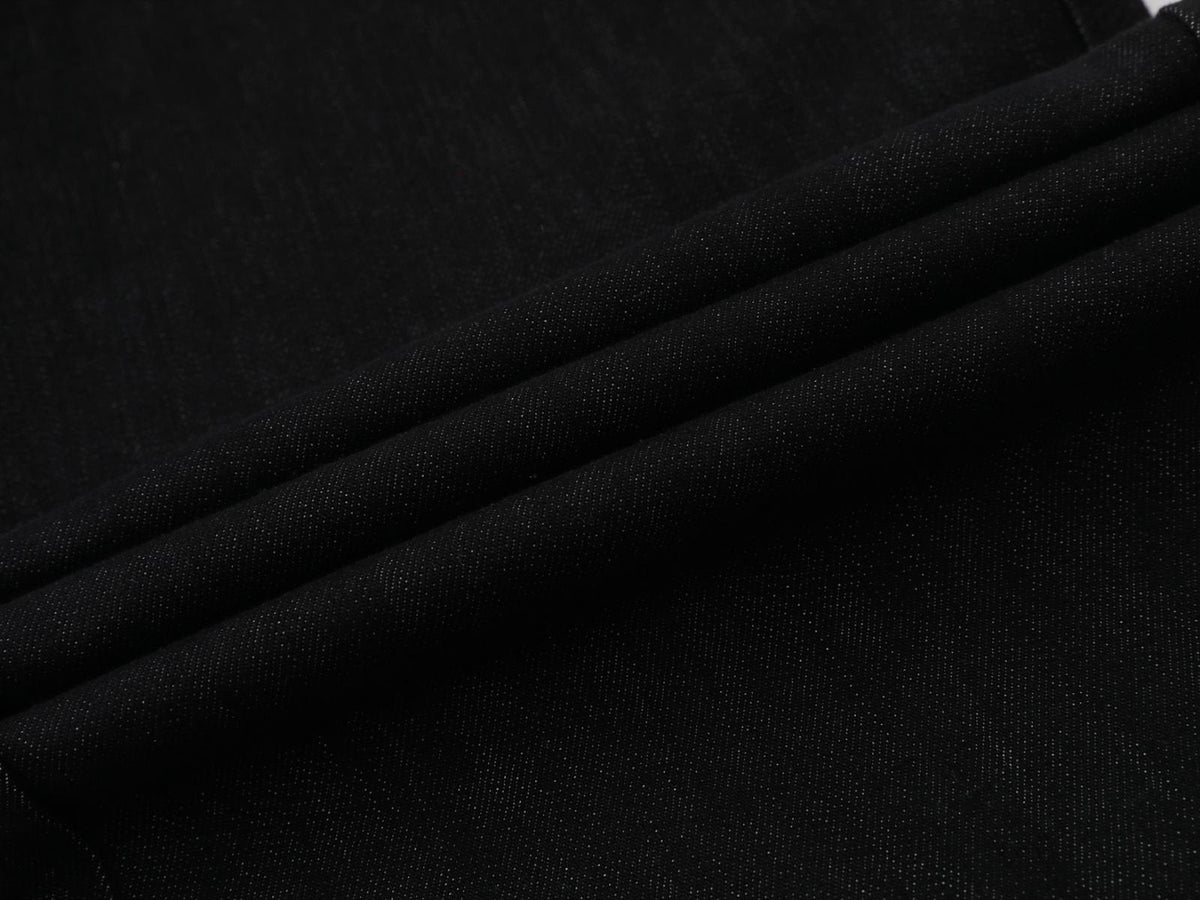 DAXUEN High-waisted black wide-leg jeans