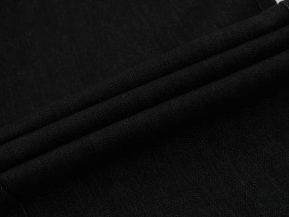 DAXUEN High-waisted black wide-leg jeans