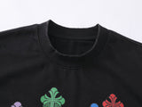 DAXUEN Oversized short-sleeved T-shirt with vibrant graphic print