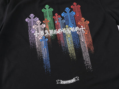 DAXUEN Oversized short-sleeved T-shirt with vibrant graphic print