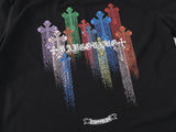 DAXUEN Oversized short-sleeved T-shirt with vibrant graphic print