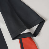 DAXUEN Short-sleeved crew-neck color block T-shirt